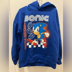 Sonic hoodie, size 7 boys